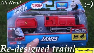 Unboxing the Newly Redesigned Trackmaster JAMES  Thomas amp Friends [upl. by Barmen]