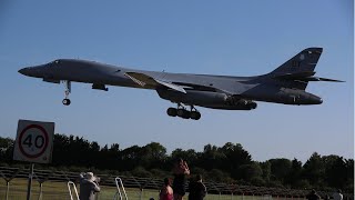 B1 BOMBERS FAIRFORD LAST MOVEMENTS FOR 2023  4K [upl. by Nerag]