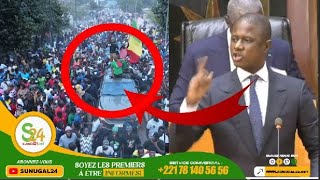 Urgent Les m£naces de Antoine Diome sur la caravane de la liberté de Sonko [upl. by Aniretac716]