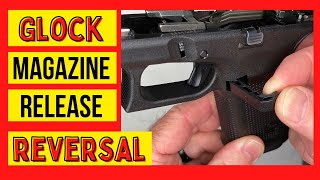 How to Switch a Glock Gen 4 or 5 Magazine Release Button EASY to the other side for Lefthanders [upl. by Horgan]