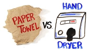 Paper Towel vs Hand Dryers [upl. by Rodrigo]