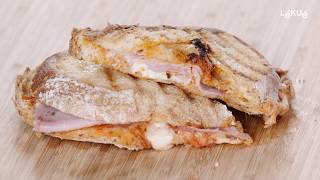 Sandwich ”pizza”  Microwave Grill  Recipes with Lékué [upl. by Hickie188]