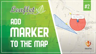 Leaflet JS Tutorial  Add A Marker To The Map Layer  Leaflet Series  GeoFox  Leaflet2 [upl. by Eyssej]