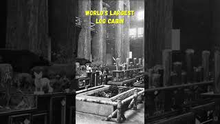 The Worlds Largest Log Cabin shorts [upl. by Llirret]