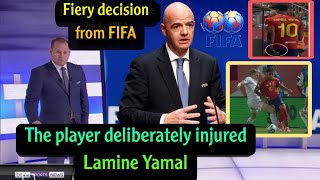 Urgent decision from FIFA after the Danish player admitted to deliberately injuring Lamine Yamal [upl. by Oninotna969]