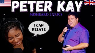 American react to Peter Kay  Misheard lyrics [upl. by Jolyn2]