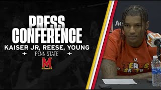 Maryland Mens Basketball  Postgame Player Press Conference  Penn State [upl. by Catina191]