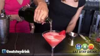 How To Make A Strawberry Martini [upl. by Rovert860]