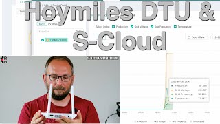 Solar E13 Hoymiles SCloud und Hoymiles DTU Balkonkraftwerk [upl. by Enitsud]