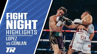 Venado Lopez STUNS Belfast amp Mick Conlan  FIGHT HIGHLIGHTS [upl. by Hubert179]