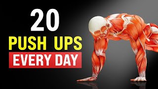 Do 20 Push Ups Every Day And GET BIGGER [upl. by Giannini754]