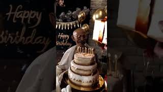 Mahatma Gandhi ka birthday 😂😂birthday celebration mahatmagandhi comedy funny omkumar4024 [upl. by Namyw]