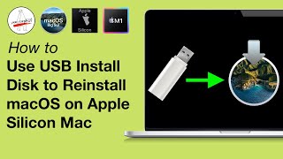 Fast Reinstall of macOS with Bootable USB Drive on Apple Silicon M1 Mac  MacBook Pro amp Air [upl. by Aisa]