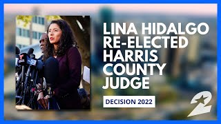 FULL REMARKS Lina Hidalgo reelected Harris County Judge  KPRC 2 [upl. by Ahsekan128]