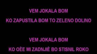 Karaoke  Dolores  Vem Jokala Bom [upl. by Wettam]