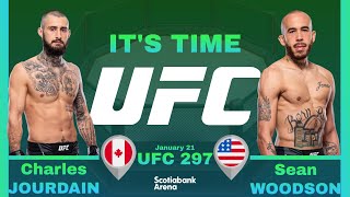 Charles JOURDAIN vs Sean WOODSON Full FIGHT UFC 297 [upl. by Ahseinek]