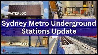 Waterloo Central Gadigal Barangaroo Victoria Cross Crows Nest and Chatswood Dive Site Update [upl. by Hanzelin]