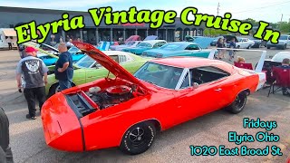 Elyria Ohio Vintage Cruise In Car Show 5 24 24 [upl. by Aerdua]