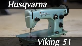 Husqvarna Viking Model 51 Demonstration and Review [upl. by Atlante301]