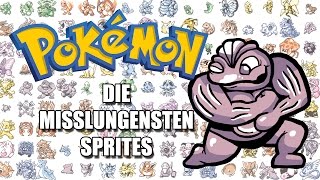 Die misslungensten POKÉMONSprites Generation 1 [upl. by Zeret]