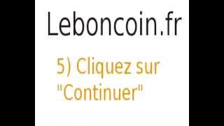 Supprimer une annonce sur leboncoin [upl. by Enyedy963]