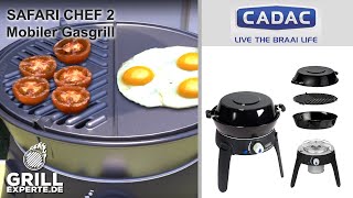 CADAC  SAFARI CHEF 2  Der Standard unter den CampingGasgrills [upl. by Krysta]