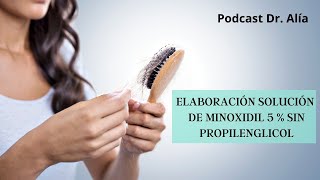 Solución de minoxidil 5  sin propilenglicol alopecias [upl. by Rollie]