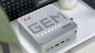 New color scheme for mini pc  Silver AOOSTAR GEM12 Mini PC ミニPC [upl. by Caitrin]