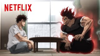 Baki Gets to Know His Father  Baki Hanma Season 2 The Father VS Son Saga  Netflix Anime [upl. by Callista]