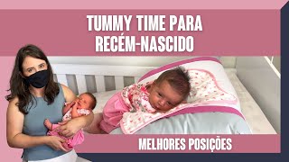 TUMMY TIME  POSIÇÕES PARA RECÉMNASCIDO [upl. by Shiekh60]