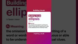 What Does ellipsis Mean  ellipsis Meaning with Pronunciation and Example shorts [upl. by Silvano239]