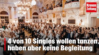 4 von 10 Singles wollen tanzen haben aber keine Begleitung  kronetv NEWS [upl. by Pollack]