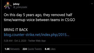 Bring back CSGO half time voice chat [upl. by Einnaej]