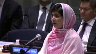 Malala Celebrates 16th Birthday With UN Address [upl. by Pinsky]