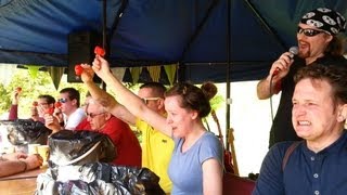 Chilli Eating Contest  Eastnor Castle Festival  5th May 2013 [upl. by Eelah245]