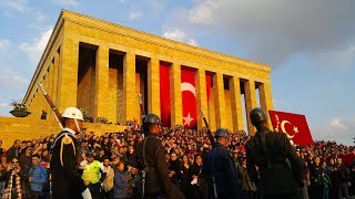 10 Kasım Anıtkabir Nöbet Değişimi [upl. by Htebazil]