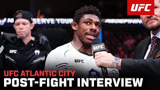 Joaquin Buckley PostFight Interview  UFC Atlantic City [upl. by Beeson]