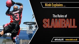 The Rules of Slamball Trampoline Basketball  EXPLAINED [upl. by Aisul]