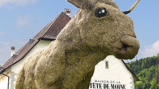 quotRencontre internationale de sculptures sur foinquot  Fête de la Tête de Moine 2018 [upl. by Meurer]