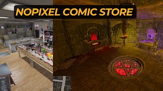 🦸‍♂️ MLO NoPixel Comic Store FiveM Maps fivem mlo fivemmaps qbcore fivemmlo qbcorescripts [upl. by Wilhelmine691]