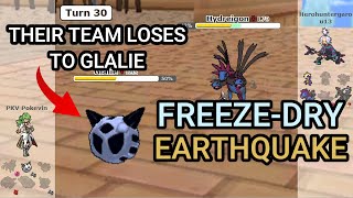 Glalie Destroyed The Opponents Team Pokemon Showdown Random Battles High Ladder [upl. by Tarah]