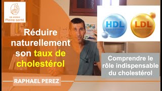 Comment réduire son taux de cholestérol sans médicament  HDL LDL athérome [upl. by Dulcea]