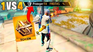 FUI CAÇADO POR UMA SQUAD DE PROPLAYER E ISSO ACONTECEU FREE FIRE MOBILE [upl. by Ange]