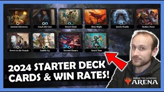 NEW 2024 Starter Decks Explained Best Cards amp Synergies of the 10 Precon Decks  MTG Arena Guide [upl. by Euphemiah341]