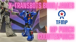 XTransbots Bond James  Transformers Masterpiece Punch Counterpunch [upl. by Switzer36]