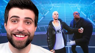 Fortnite EMINEM Concert Reaction Big Bang Event [upl. by Kevyn]