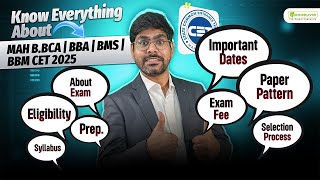 MHCET BBBA  BMS  BBM  BCA 2025 Exam Dates  Eligibility  Paper Pattern  Syllabus  Prep Tips [upl. by Ellennej]