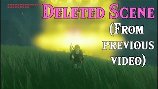 Deleted Scene from Zelda Breath of the Wilds previous epic video of Leaving Beast Ganon MIDFIGHT [upl. by Rochelle283]