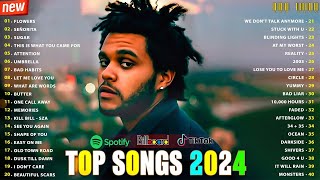 The Weeknd Bruno Mars Maroon 5 Miley Cyrus Ed Sheeran Adele Sia  Best Pop Music 2024 [upl. by Juliane]