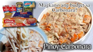 Paano pagkasyahin ang 1000 pesos mo  Magluluto muna ako ng Carbonara Jin Sai TV [upl. by Cas]